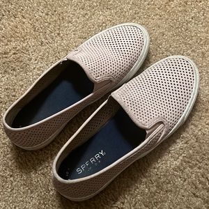 Crest Twin Gore Leather Wave Perforated Sperrys